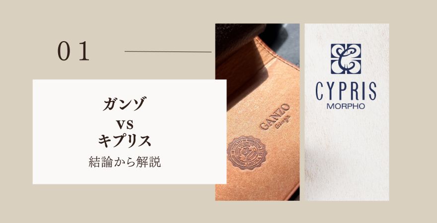 ガンゾとキプリスどっちが正解?まず結論