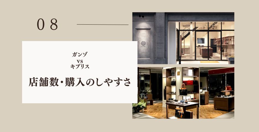 ガンゾとキプリスどっち?購入しやすさ・販売チャネルを比較