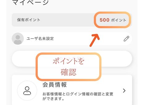 公式HPから会員に新規登録の手順5