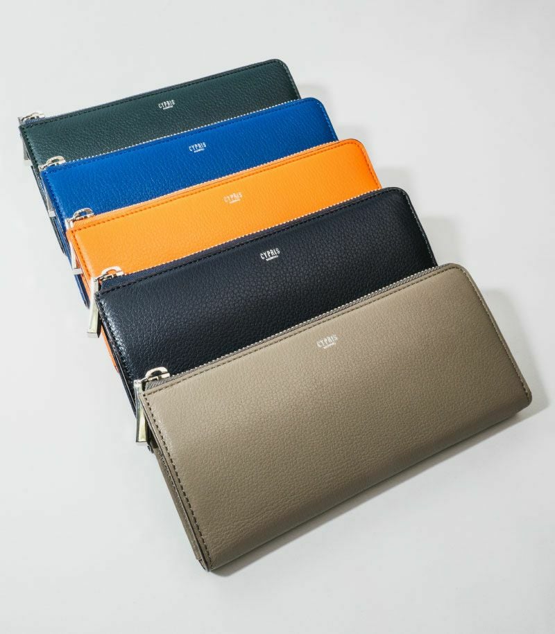 キプリス トゥージュール L字ファスナーハニーセル長財布